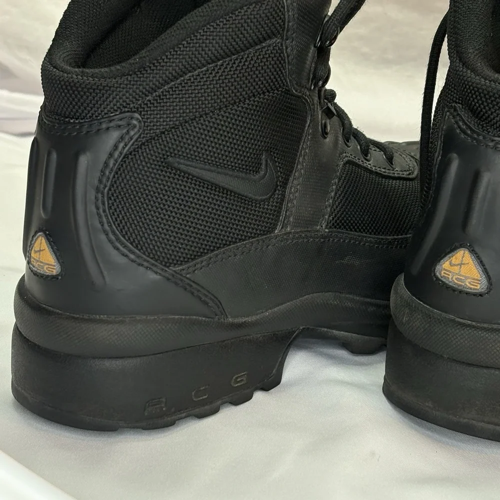 Vintage Nike Air ACG Woodside Hiking Boots Mens‎ 7.5 Waterproof Leather Y2K Duck